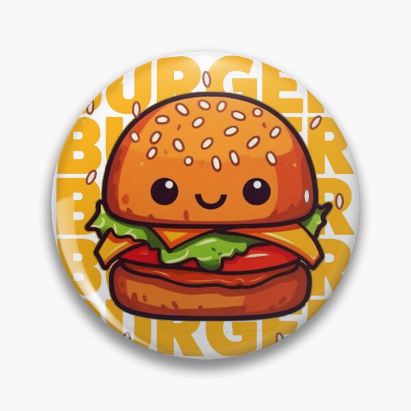 Item preview, Burger Kawaii designed and sold by emanuelbiz.