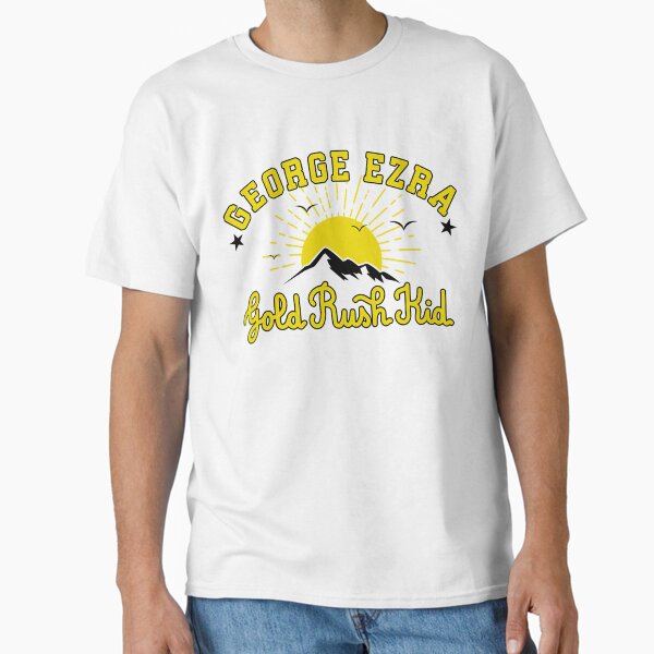 Vista previa del artículo con la obra «George Ezra Merch Gold Rush Kid Montañas», diseñado y vendido por hahiaaaa49.