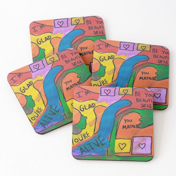 Item preview, Glad you're alive abstract designed and sold by WeirdSaltShop.