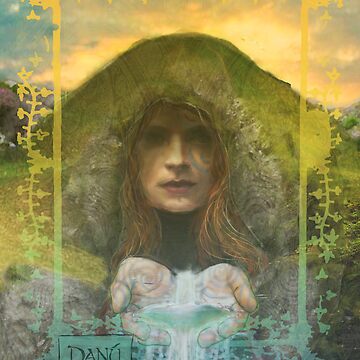 Artwork thumbnail, Celtic Goddess- Danu by Dan Goodfellow