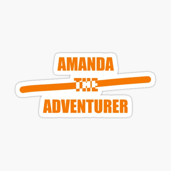 Amanda The Adventurer Sticker Set Sticker for Sale by sixfiftyfive