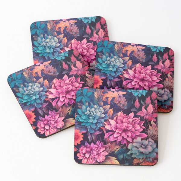 Item preview, Abstract Floral print  designed and sold by Red Witch Art.