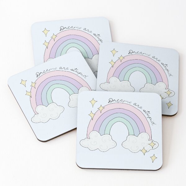 Item preview, Dreams Are Stupid Pastel Rainbow designed and sold by velvetearth.