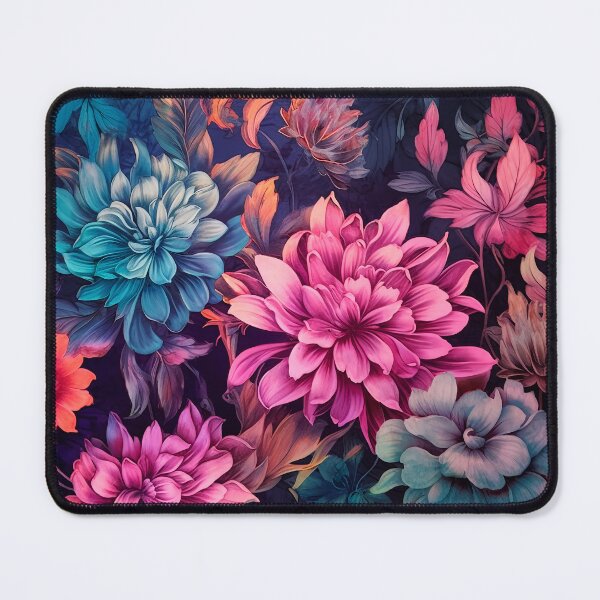 Item preview, Abstract Floral print  designed and sold by Red Witch Art.
