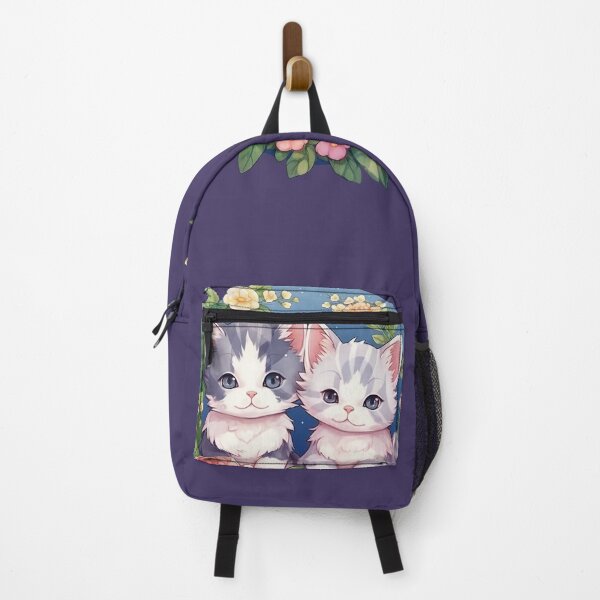 Item preview, Two little cats in flowers designed and sold by Leikadraws.
