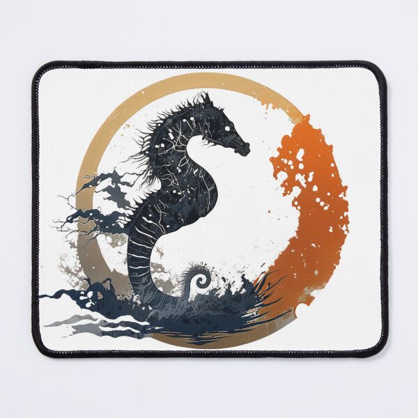 Item preview, Seahorse Enso designed and sold by CalyCollab.