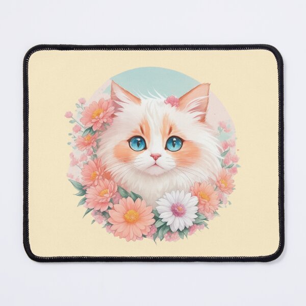 Item preview, Harmony of Elegance: Ragdoll's Captivating Beauty Awakens designed and sold by VIBRANZIO.
