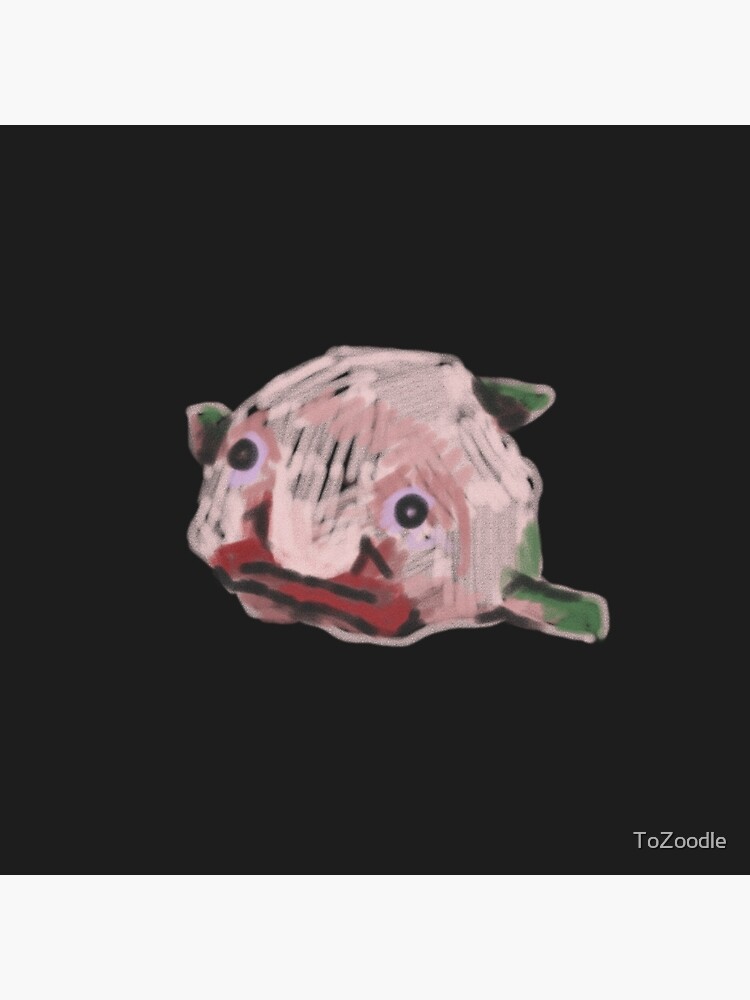 This is my happy face - blob fish Art Board Print for Sale by  BumbleBearArtUK