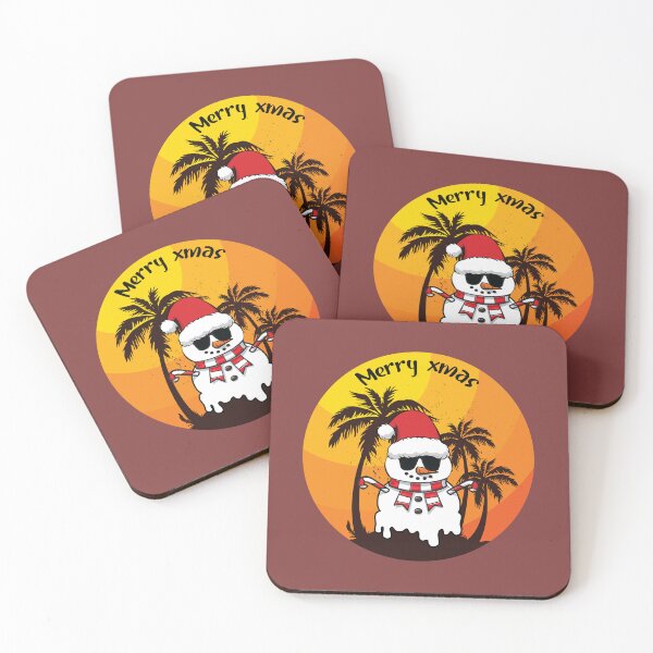 Item preview, Snowman in the beach for Xmas in july  designed and sold by Donutlovers.