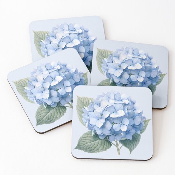 Item preview, Whispering Petals - Delicate Blue Hydrangea Botanical designed and sold by MelodySimmons.