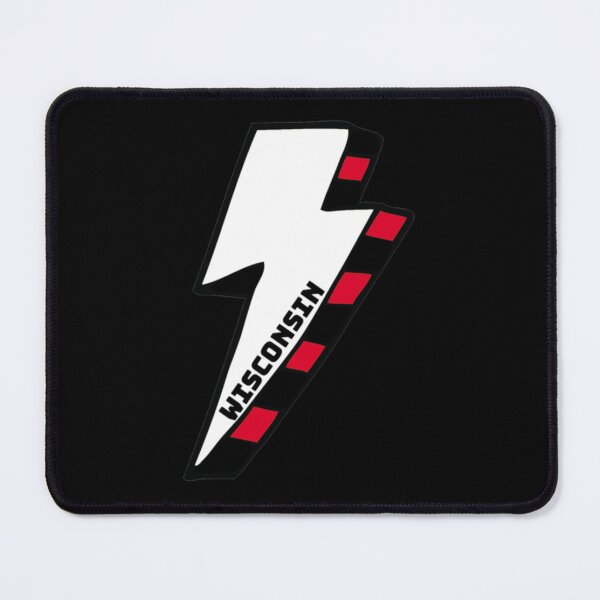 Item preview, University of Wisconsin Madison Lightning Bolt 1 designed and sold by kittysoftpawss.