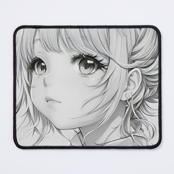 Item preview, Cute Anime Girl LineArt designed and sold by KomoriYuki.