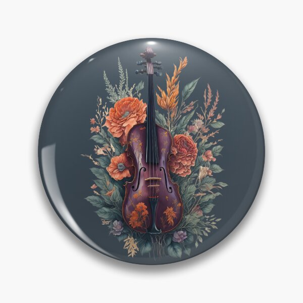 Item preview, Floral Violin designed and sold by SushiAnn.
