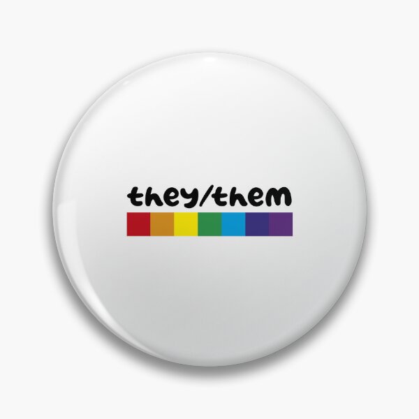 Item preview, They/Them - pride. designed and sold by rawlex.