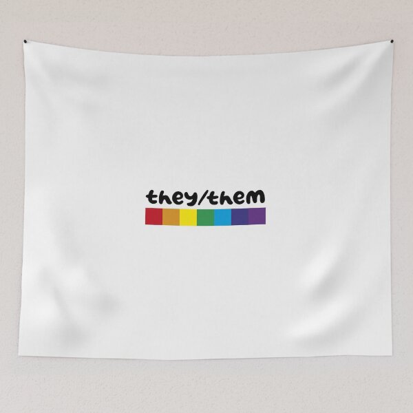 Item preview, They/Them - pride. designed and sold by rawlex.
