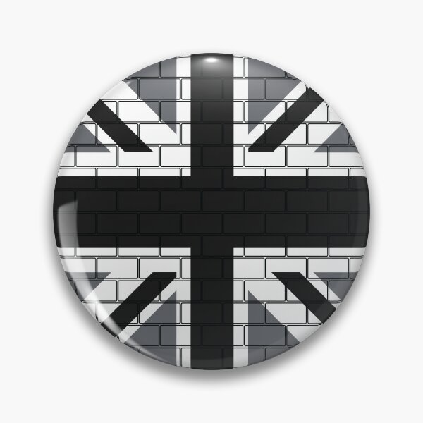 Item preview, Uk flag on a black and white wall  designed and sold by Donutlovers.