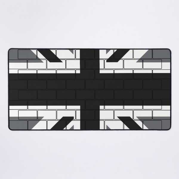 Item preview, Uk flag on a black and white wall designed and sold by Donutlovers.