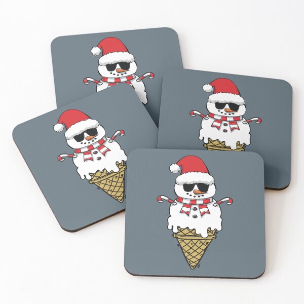 Item preview, Snowman melting for Christmas in july  designed and sold by Donutlovers.