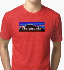 Flatagonia - Flat 6 Engine Adventure Tri-blend T-Shirt