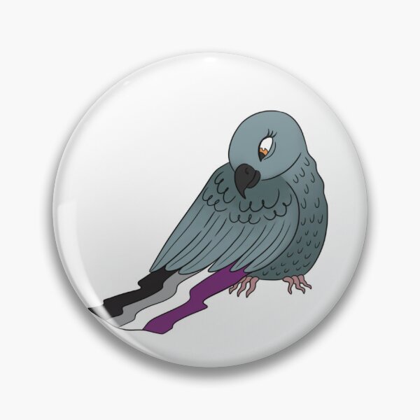 Item preview, Pride Proud Pigeon (Asexual flag) designed and sold by xgarrido.