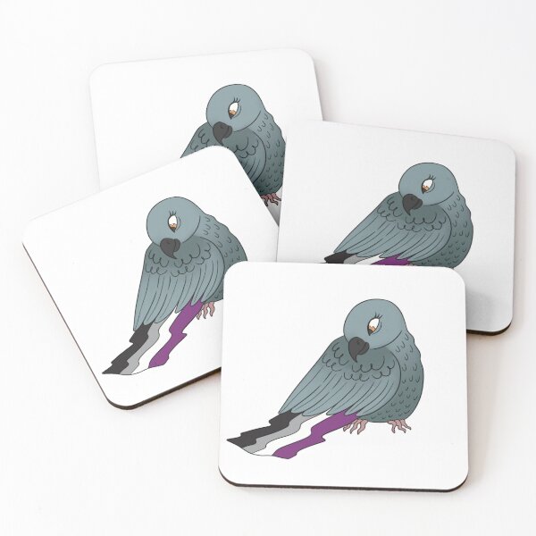 Item preview, Pride Proud Pigeon (Asexual flag) designed and sold by xgarrido.