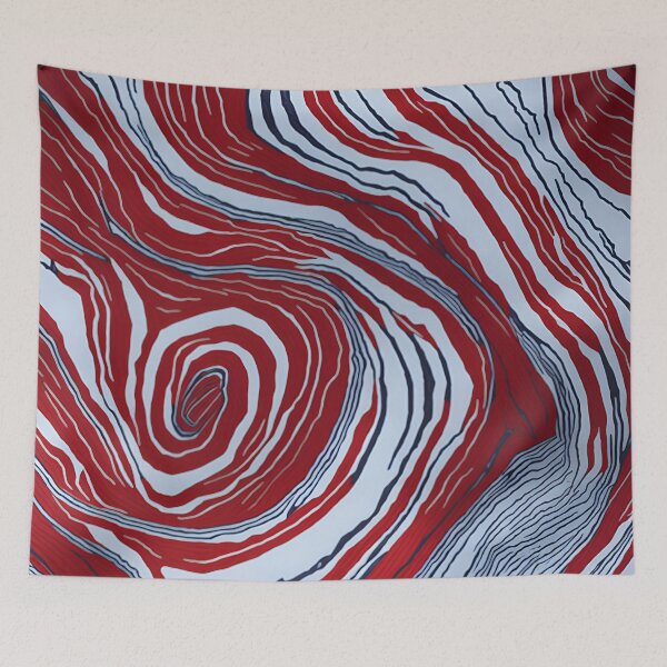 Item preview, Red Marble Vortex, designed and sold by TondoMeander.