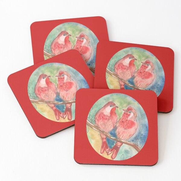 Item preview, Red Love Birds designed and sold by altairaleon.
