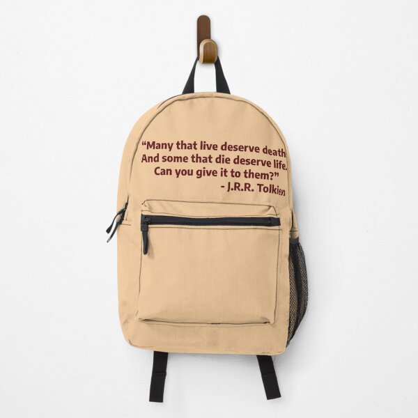Item preview, Many that live deserve death. And some that die deserve life. Can you give it to them? designed and sold by Scott Auld's Merch Shop.