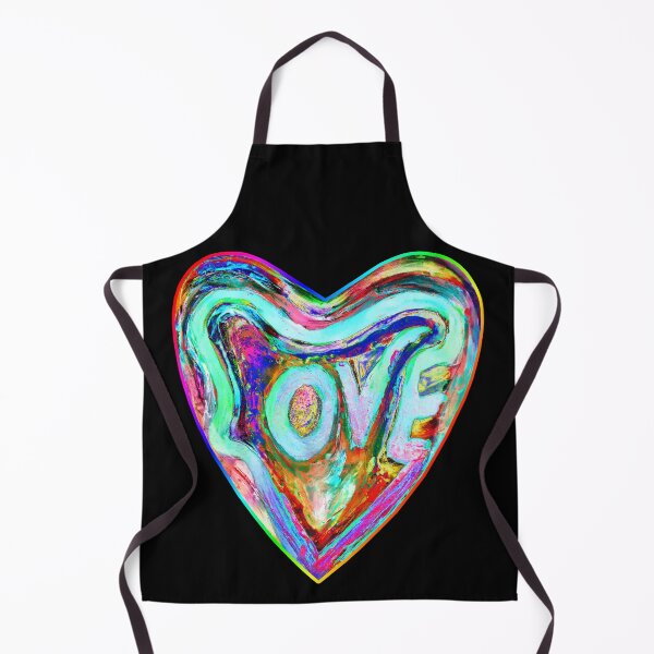 Item preview, Psychedelic Pride Rainbow Love Heart designed and sold by Deborah Camp.