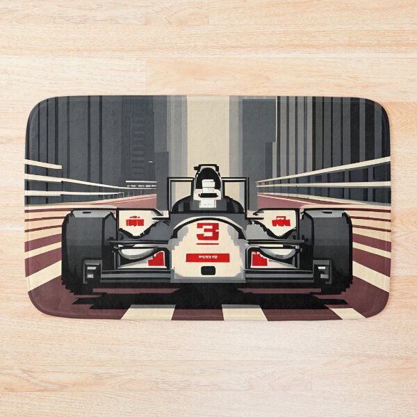 Item preview, Formula car on city streets pixel designed and sold by brandway.