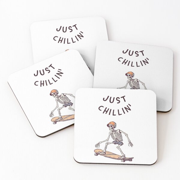 Item preview, Skeleton on a skate board just chillin' designed and sold by Rbestdesigns1.
