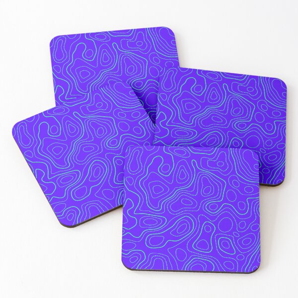 Item preview, Topography Pattern. Purple and Green color designed and sold by Aetherier.