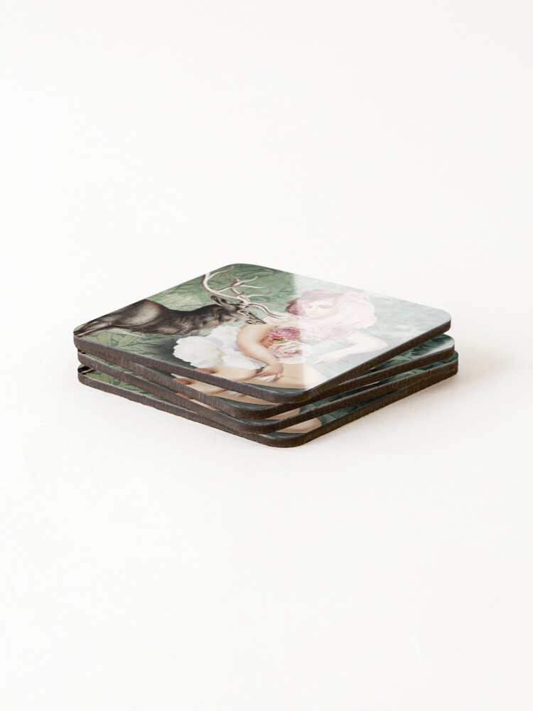 Thumbnail 4 of 5, Coasters (Set of 4), Connection designed and sold by Design4uStudio.