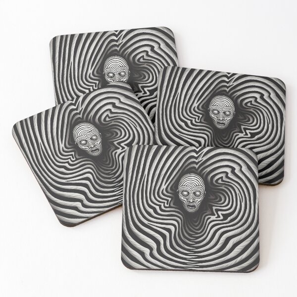 Item preview, Scary Graphic Op Art Style designed and sold by MTJ-Mushrooms.