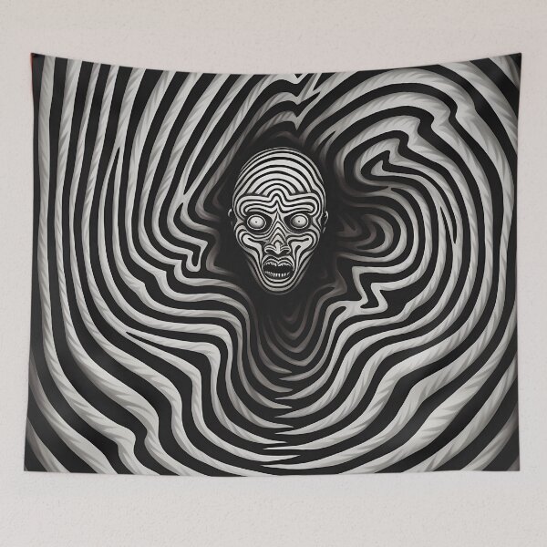 Item preview, Scary Graphic Op Art Style designed and sold by MTJ-Mushrooms.