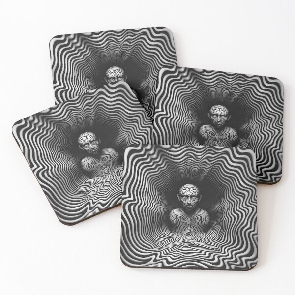Item preview, Scary Graphic Op Art Style designed and sold by MTJ-Mushrooms.