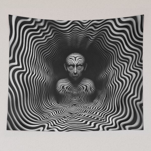 Item preview, Scary Graphic Op Art Style designed and sold by MTJ-Mushrooms.