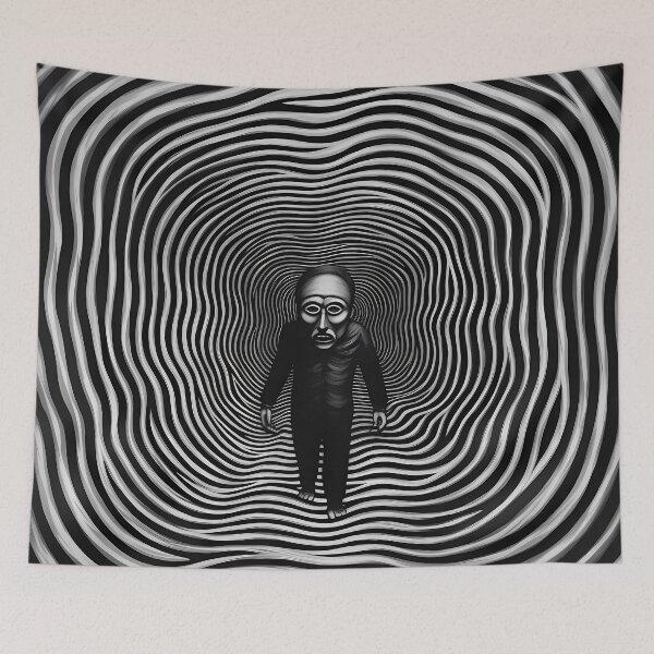 Item preview, Scary Graphic Op Art Style designed and sold by MTJ-Mushrooms.