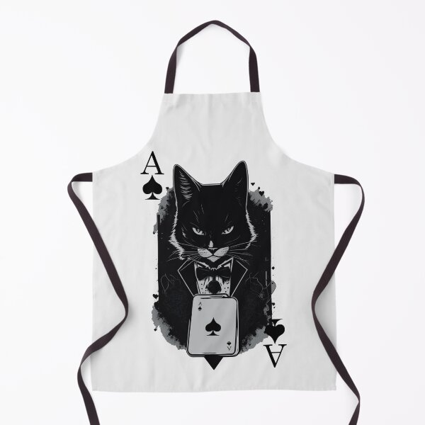 Item preview, Bluffing Cat Black Ace of Clubs Cool designed and sold by Hic21.