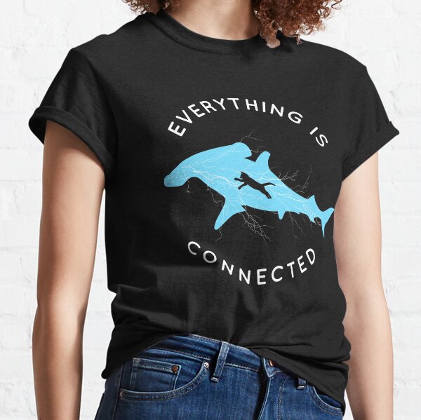 Everything is Connected Shirt Cat Shark Classic T-Shirt
