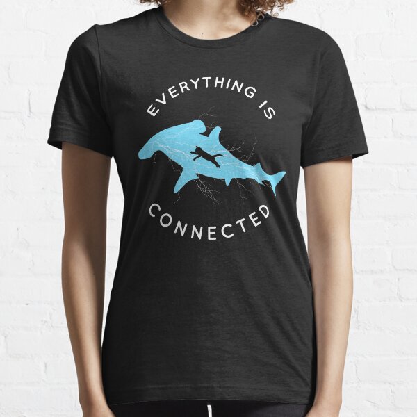 Everything is Connected Shirt Cat Shark Essential T-Shirt