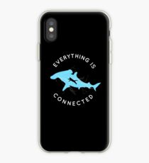 Everything is Connected Shirt Cat Shark iPhone Case