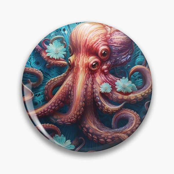 Item preview, Octopus // Illustration designed and sold by KalicoDesignUS.