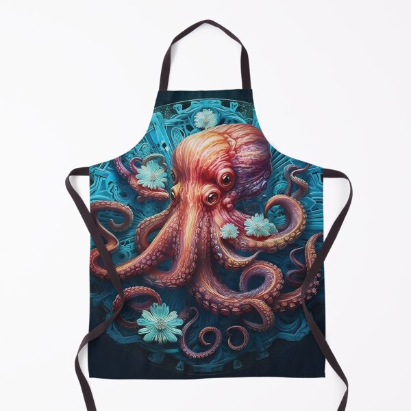 Item preview, Octopus // Illustration designed and sold by KalicoDesignUS.