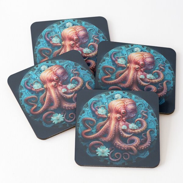 Item preview, Octopus // Illustration designed and sold by KalicoDesignUS.