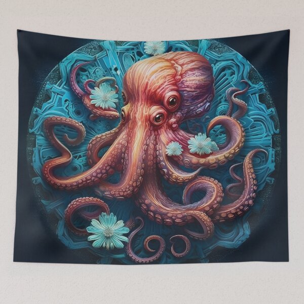 Item preview, Octopus // Illustration designed and sold by KalicoDesignUS.