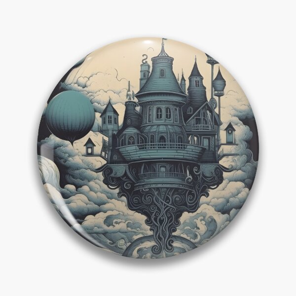 Item preview, Floating House In The Night Sky designed and sold by Obsidian Ink by Wilshire.