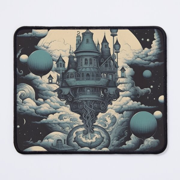 Item preview, Floating House In The Night Sky designed and sold by Obsidian Ink by Wilshire.