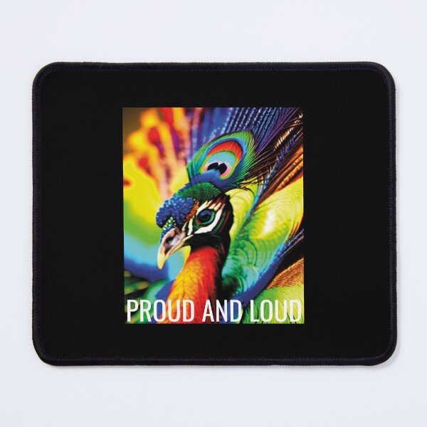 Item preview, PROUD AND LOUD PEACOCK | LGBT PRIDE MONTH | LGBT FLAG designed and sold by al21ex.