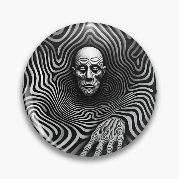 Item preview, Scary Graphic Op Art Style designed and sold by MTJ-Mushrooms.